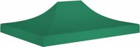 vidaXL Partytentdak 270 g/m² 4x3 m groen