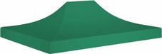 vidaXL Partytentdak 270 g/m² 4x3 m groen