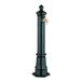 Merkloos Relaxdays waterzuil met kraan - 80 cm - gegoten aluminium - groen