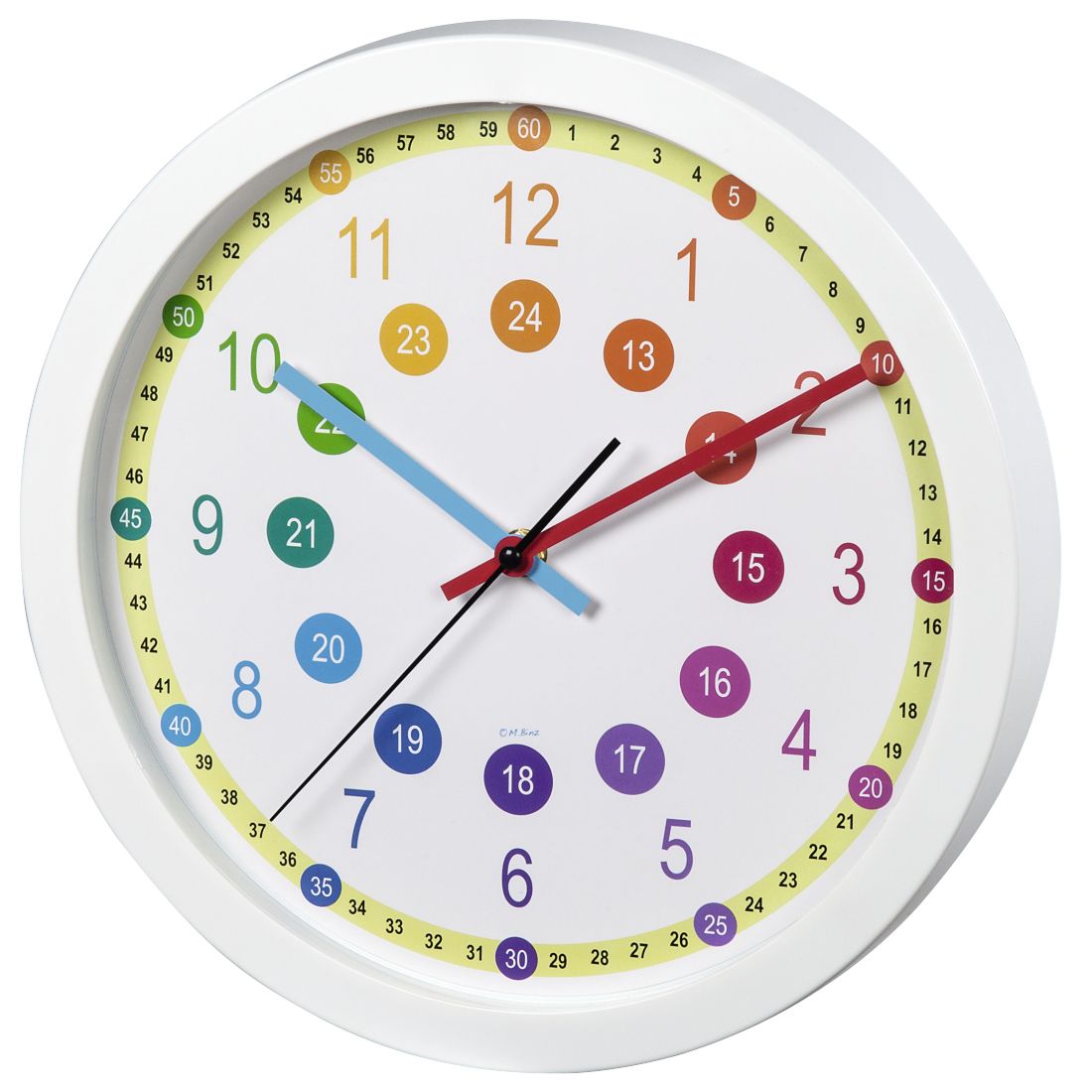Hama Easy Learning Kinder Wandklok - 30cm - Stil