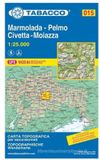 Marmolada. Casa Editrice Tabacco S.r.l. Marmolada / Pelmo / Civetta / Moiazza 1:25.000