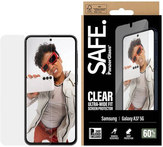 SAFE by PanzerGlass Samsung Galaxy A37 5G - Ultra-Wide-Fit