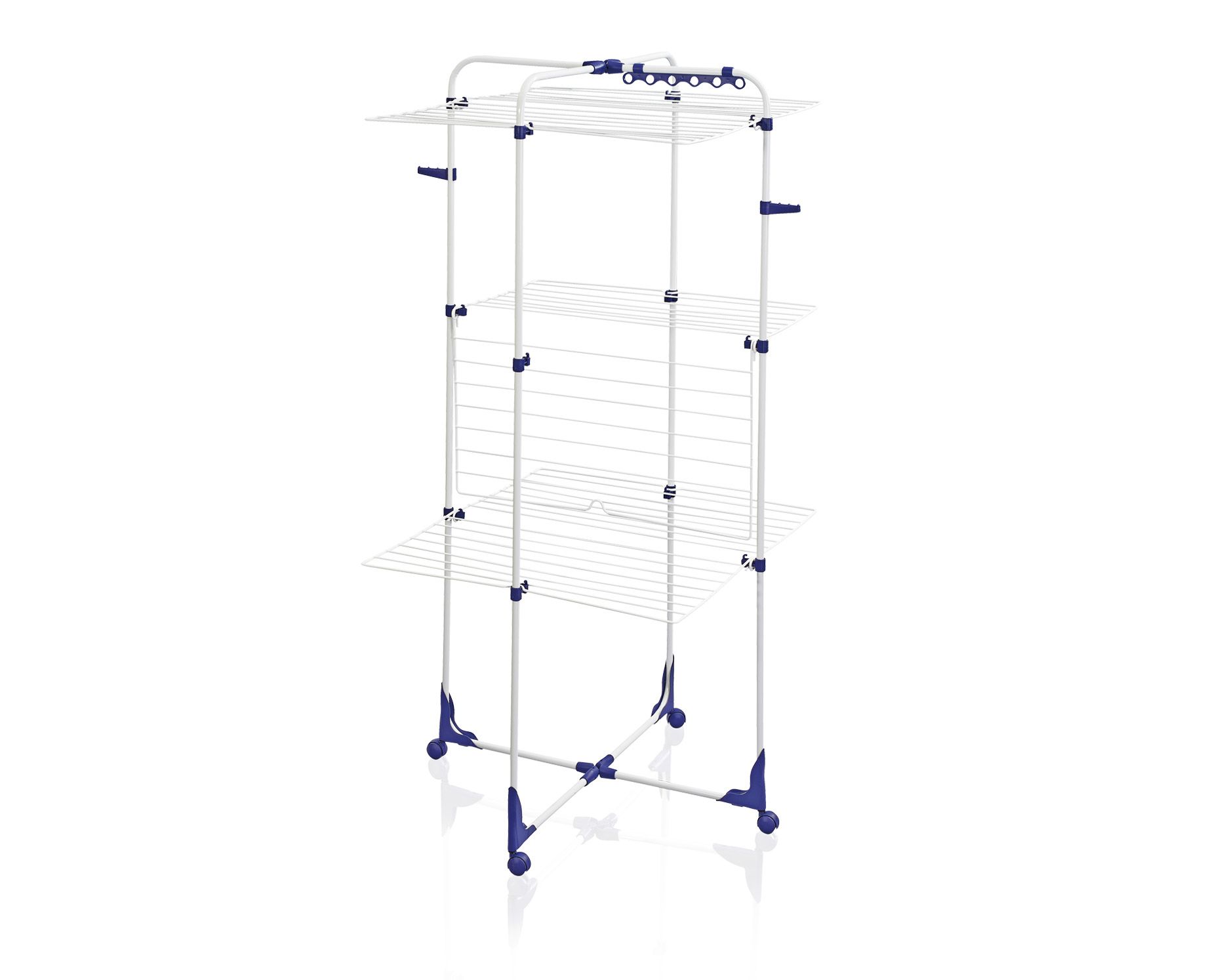 Leifheit 81455 droogrek - Blauw/Wit - 146 x 69 x 69 cm