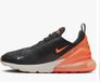 Nike Air Max 270 Sneakers Zwart/Oranje/Wit