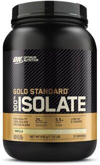 Optimum Nutrition Gold Standard 100% Isolate - Whey Protein Isolaat - Vanilla - 930g