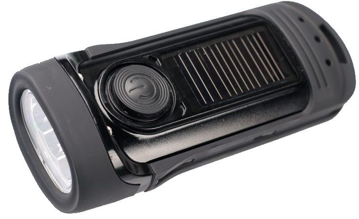 POWERplus Barracuda LED Zaklamp - Zwart/Grijs - Oplaadbaar