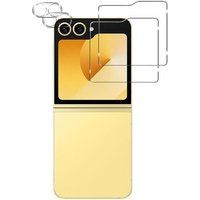 Phonillico® Samsung Galaxy Z FLIP 6 Gehard Glas & Camerabescherming [Pack 2]