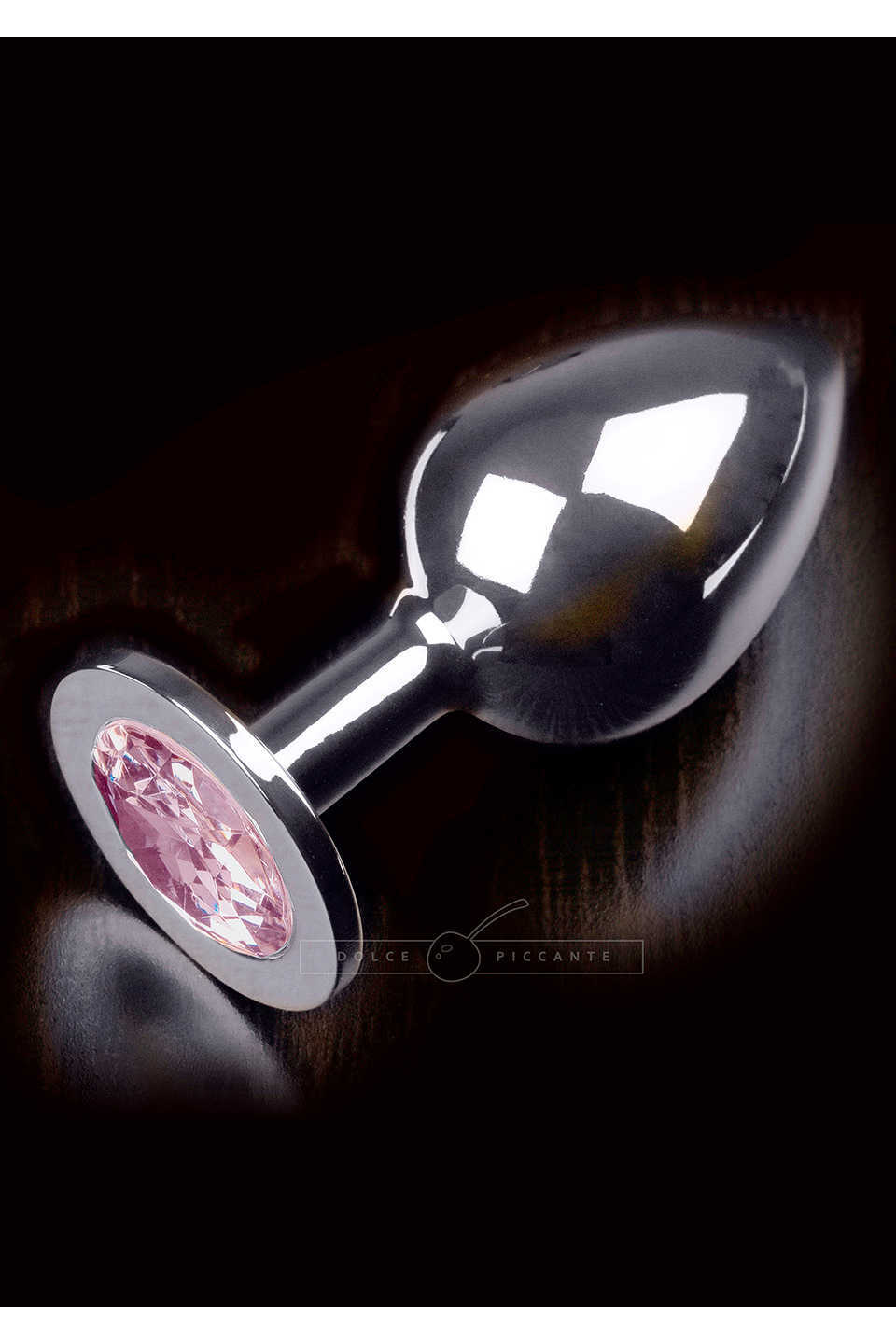 Dolce Piccante Buttplug Jewellery Large Silver Pink