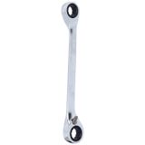KS Tools 503.4571 GEARplus Dubbele ratelringsleutel, omschakelbaar, 8x9mm