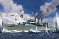 Trumpeter 06734 HMS Cornwall Ship Plastic Model Kit - 1:700