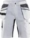Blåkläder Schildersshort met stretch 1099-1330 - Wit/Donkergrijs - C62