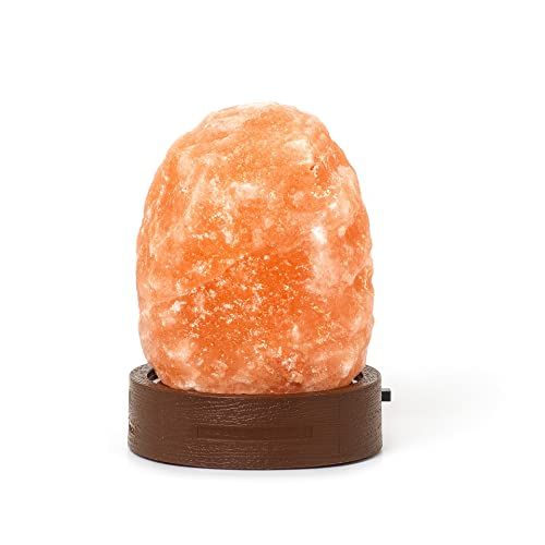 LEGAMI - Himalaya zoutlamp mini - Ø 7 cm - 300/400 g - kleurtherapie - natuurlijke vorm