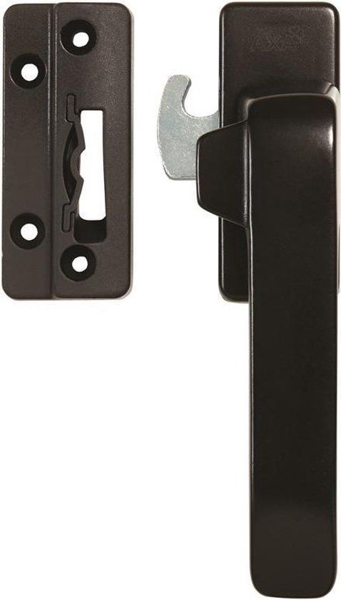 AXA Raamsluiting 3327 Zwart - Rechts - Niet Afsluitbaar