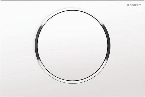 Geberit Sigma 10 bedieningspaneel - wit glans