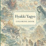 Hyakki Yagyo Coloring Book: 70 Pages of Intermediate Level Designs | Single-Sided Printing | Perfect for Stress Relief, Relaxation & Brain Training