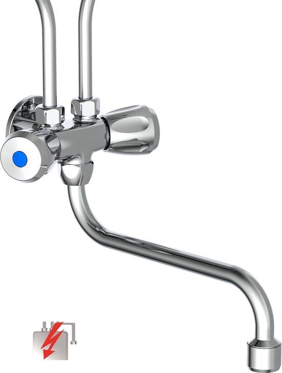 SCHÜTTE Keukenkraan Tweegreepskraan - Lage Druk - Chroom