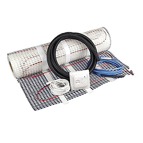 Philex Heating Philex Verwarming 2m² Elektrische Ondervloer Verwarming Kit Inclusief Thermostaat 4sqm Kleur: wit