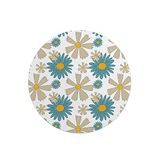 Questo Casa Ronde Digitally Printed Mouse Pad, Non-Slip Bottom, for Office and Home, Diameter: 22 cm