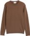 Tom Tailor Gebreide trui met kasjmier dark taupe melange 3XL