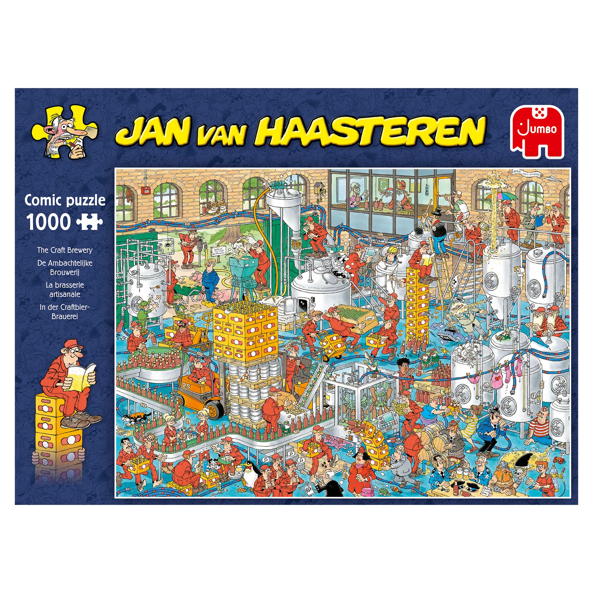 Jumbo Jan van Haasteren - De Ambachtelijke Brouwerij 1000 stukjes Puzzel - Volwassenen & Kinderen