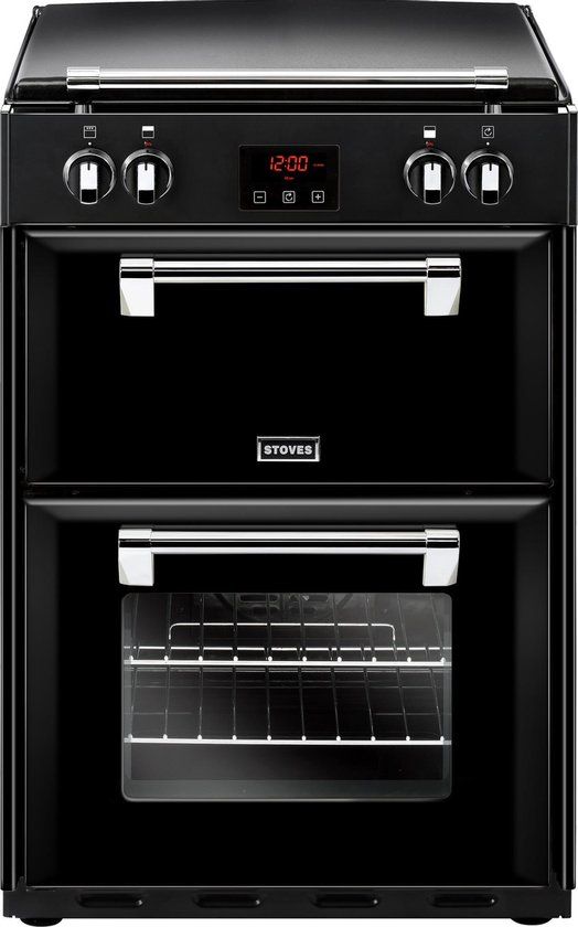 Stoves RICHMOND 600 Ei - Zwart - Inductiefornuis met 2 ovens en 4 kookzones