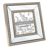 Laura Ashley 4x4 Champagne Mirror Bead Picture Frame