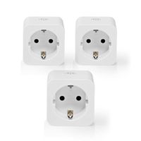 Nedis SmartLife Smart Plug - Wi-Fi - 3680W - 3 Pieces