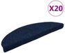 vidaXL - Trapmatten - Zelfklevend - 20 stuks - Marineblauw