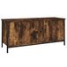 Meuble TV couleur chêne fumé 102x35x45 cm