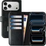 Rosso Element Book Case Wallet Zwart Geschikt voor Apple iPhone 17 Pro Max