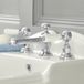 Hudson Reed Elizabeth Robinet Lavabo 3 Trous Rétro - Design Chromé Blanc Topaz - Laiton