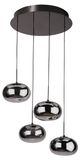 OSRAM Decor Satellite suspension gris Ø 56 cm 4 lampes CCT
