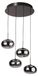 OSRAM Decor Satellite suspension gris Ø 56 cm 4 lampes CCT