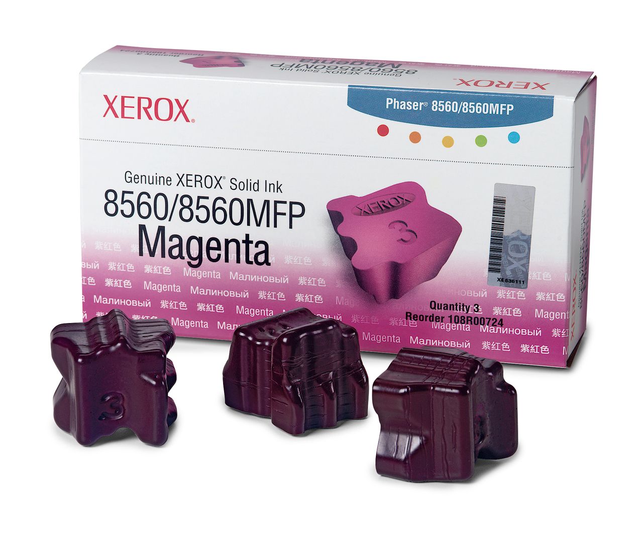 Xerox Originele Xerox Solid Ink 8560MFP/8560 Magenta (3.400 pagina's)