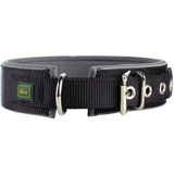 Hunter Hondenhalsband Neoprene Reflect Zwart (49-56 cm)