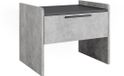 Vicco Roman Banc de salle à manger – 53,5 x 41,1 cm avec 1 tiroir Béton