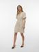 VERO MODA VMMYMILO 2/4 SHORT SHIRT DRESS WVN GA Robe courte S Viscose Lin Silver Lining