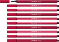 STABILO Pen 68 Premium Viltstift Donkerrood Doos 10 stuks