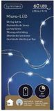 Lumineo Micro Draadverlichting - 60 leds - timer - helder wit - 95 cm