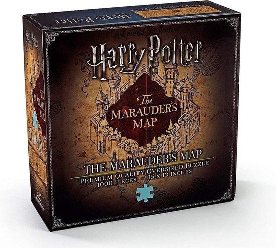 The Noble Collection Harry Potter Puzzel - The Marauder's Map - 1000 stukjes - Unisex
