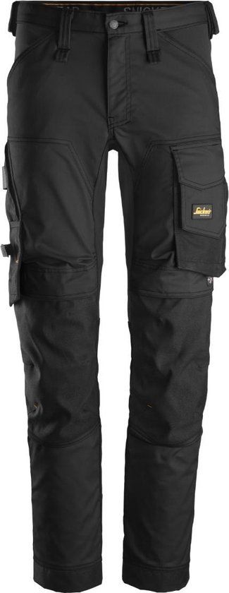 Snickers Workwear 6341 Werkbroek Stretch AllroundWork - Zwart - Maat 148 - Lang
