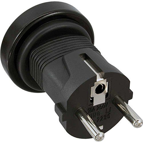 Inline Australië/Argentinië stopcontact stekker netadapter zwart