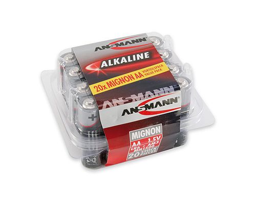ANSMANN AA Alkaline Batteries - 20 Pack - 5015548