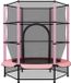 Bolt Edge Trampoline avec filet de sécurité - 140 cm - Rose