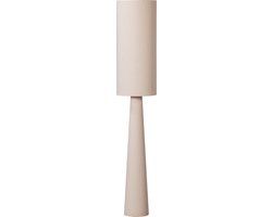 WOOOD Loft Vloerlamp - Metaal/Bouclé - Naturel - 187xØ35 cm