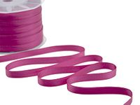 Furlanis - Dubbel satijnen lint, Italiaans weefsel - cyclamen, 10 mm x 25 m