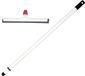 Betra Douchetrekker/vloertrekker - kunststof - blanc - caoutchouc naturel - 35 cm de large - manche télescopique 80-130 cm
