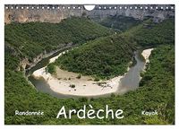 Ardèche Calvendo Ardèche - Randonnée & Kayak (Calendrier mural 2027 DIN A4 vertical), CALVENDO calendrier mensuel