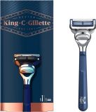 King C. Gillette Gillette King C. Gillette Scheerset Blue Chrome