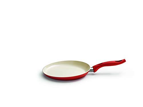 Riess Kelomat, 3530-367, Palathampan CeraMic inductie 25, crêpes-pan, diameter 25 cm, keramische coating, rood